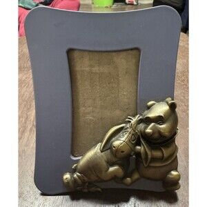 Disney Winnie the Pooh & Eeyore Picture Frame Resin Photo Frame Decor 2.25x3.35